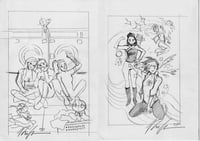 Dead X-men #3 Original Prelim Sketches