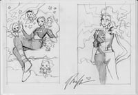 X-men Red #12 Original Prelim Sketches