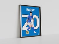 Louie Barry  - Stockport County, Pennodraws Art Print