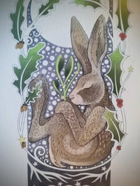 Image 2 of Midwinter Hare - card