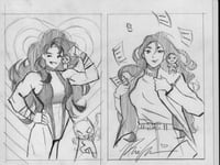 Sensational She-Hulk #1 Original Prelim Sketches