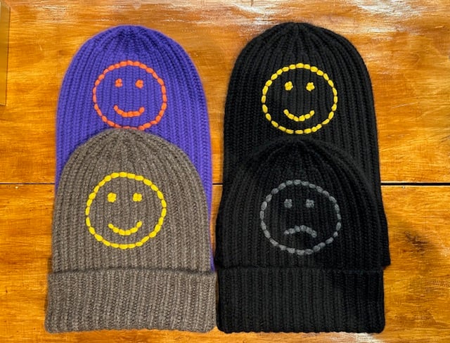 Image of Cashmere Smiley Beanies