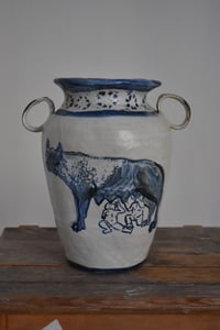 Image 1 of Wolf Mother Vase