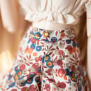 Image 3 of Pantalon "Victor" rouge fleuri - Pullip (Obitsu 24cm)