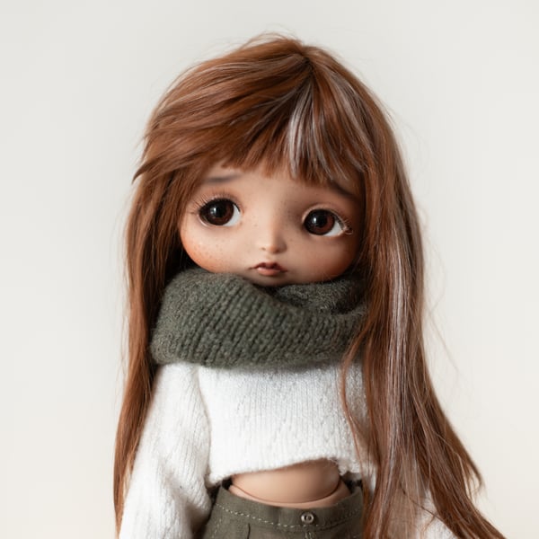 Image of Écharpe verte / Green scarf
