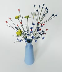 Image 1 of Blue vase with sprigs - SOLD