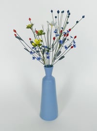 Image 2 of Blue vase with sprigs - SOLD