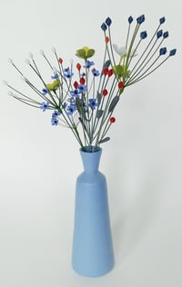 Image 4 of Blue vase with sprigs - SOLD