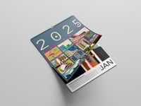 Image 2 of BESH PRINTS Architecture Wall Calendar 2025 - V.2 (DIN A4)
