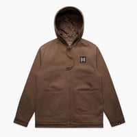 Bars Canvas Jacket (WALNUT)