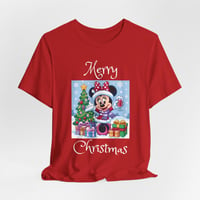 Image 1 of Minnie's Merry Christmas Short Sleeve T-shirt