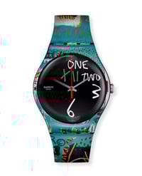 Image 3 of Triptyque de montres Swatch Basquiat