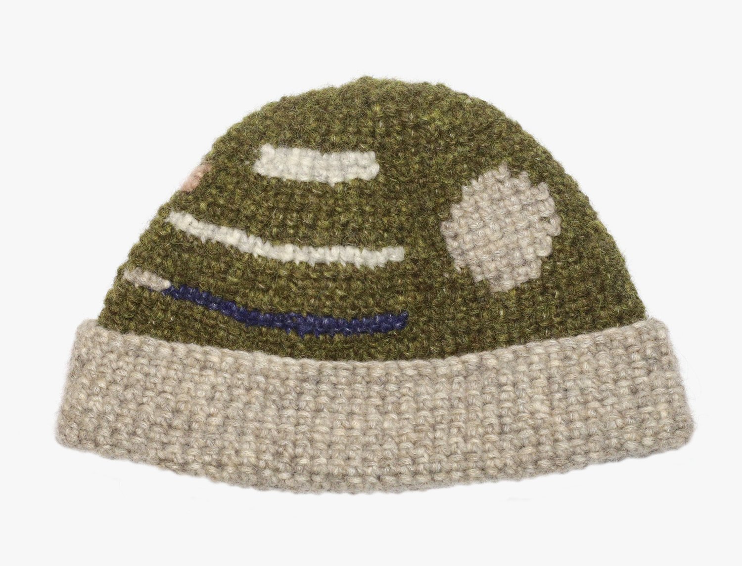 Image of MOSS GREEN WOOL CAP