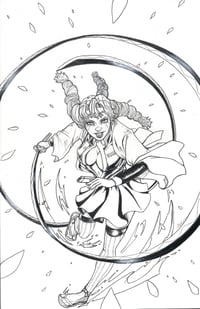 Image 1 of Demon Slayer Love 11" x 17" Original Art