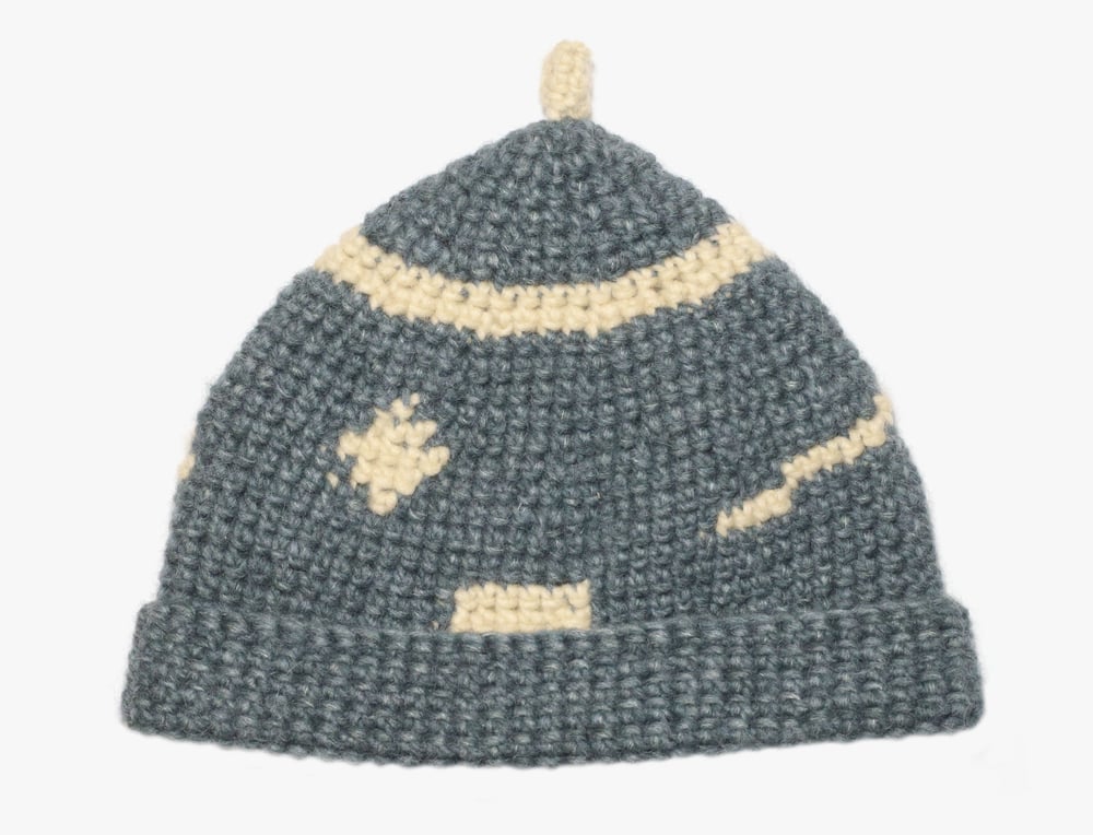 Image of BLUE WOOL CAP