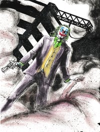 Image 1 of Joker Chaos 8" x 12" Original Art