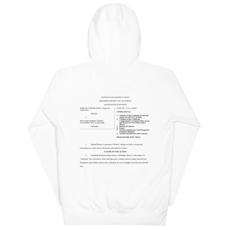 The Lawsuit Hoodie