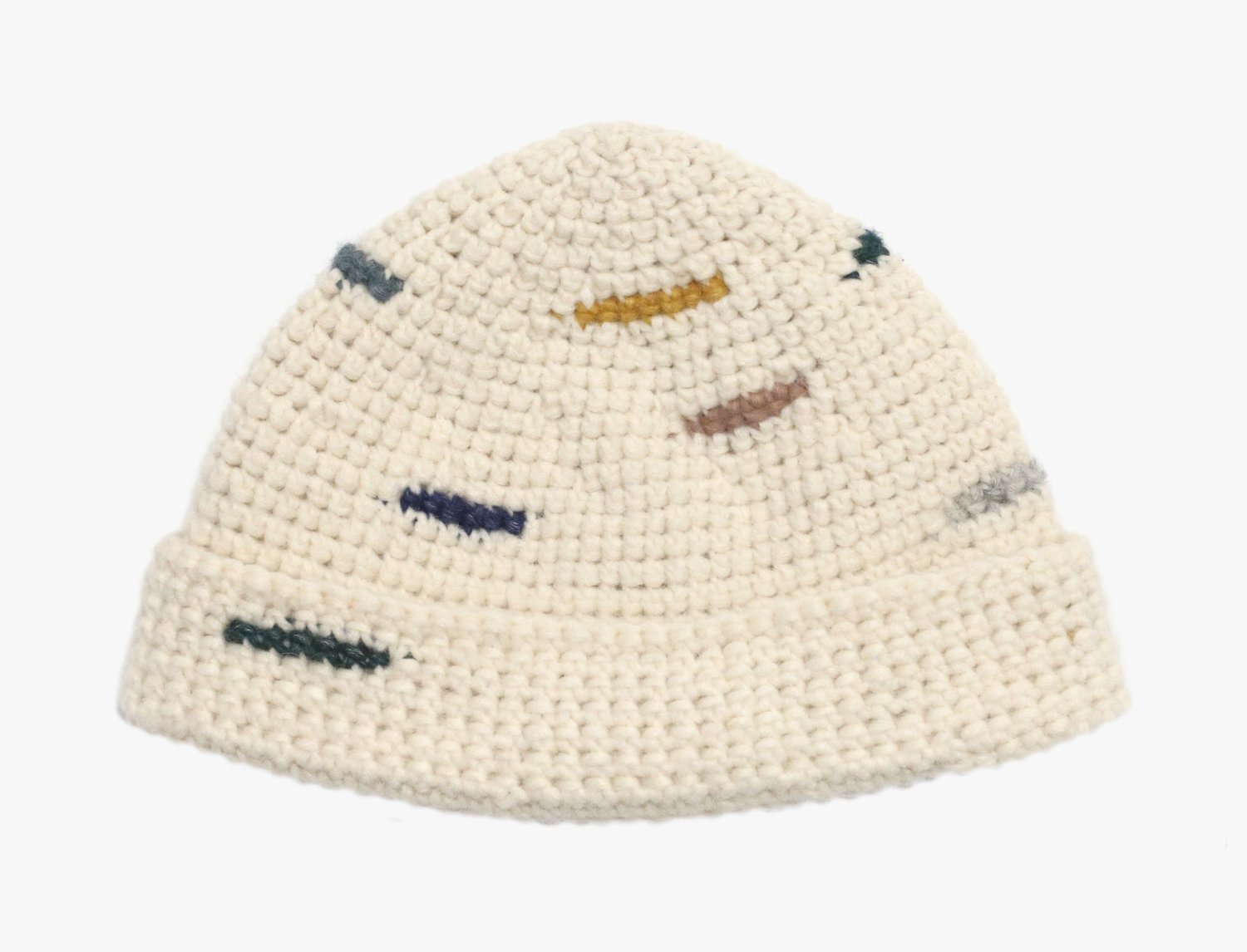 Image of WHITE WOOL CAP