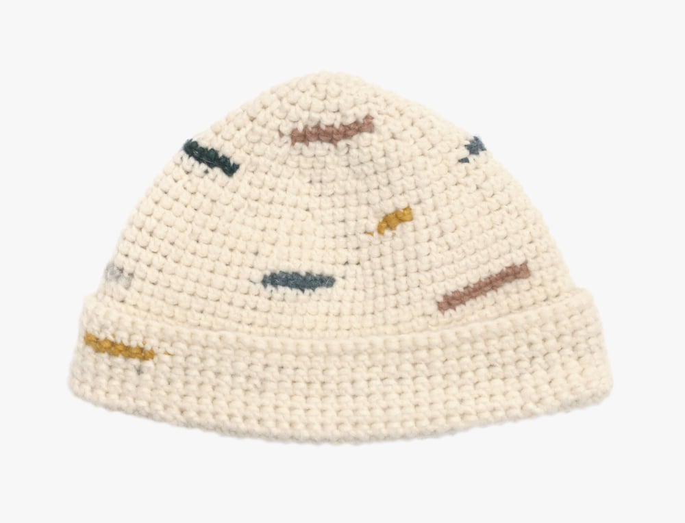 Image of WHITE WOOL CAP