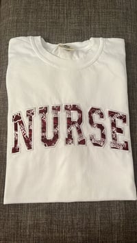 Image 2 of Embroidered Nurse Sweatshirt