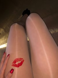 Image 3 of Lipstick Kiss Glossy Tights