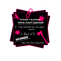 Image 5 of Officially licensed Butcher & Blackbird vinyl SINGLE stickers