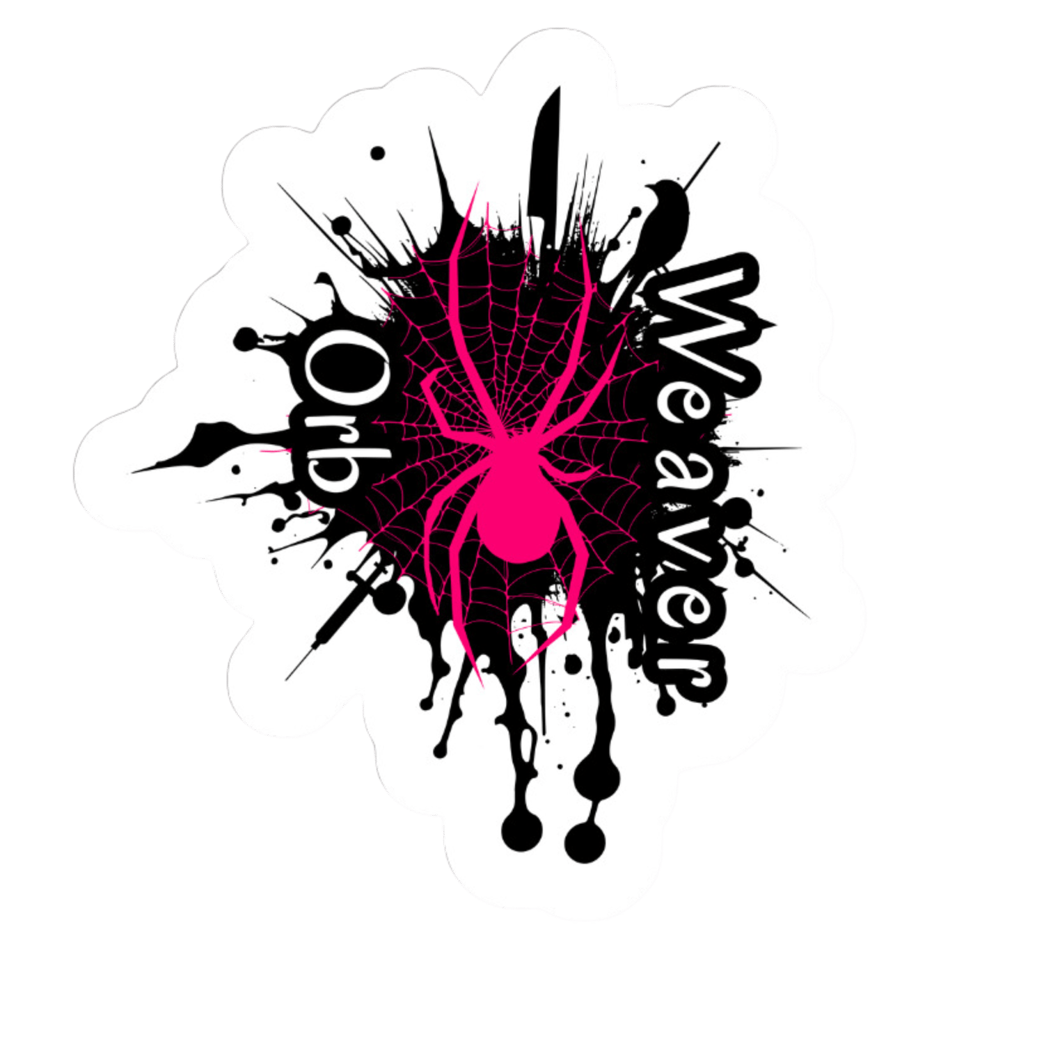 Image of Officially licensed Butcher & Blackbird vinyl SINGLE stickers