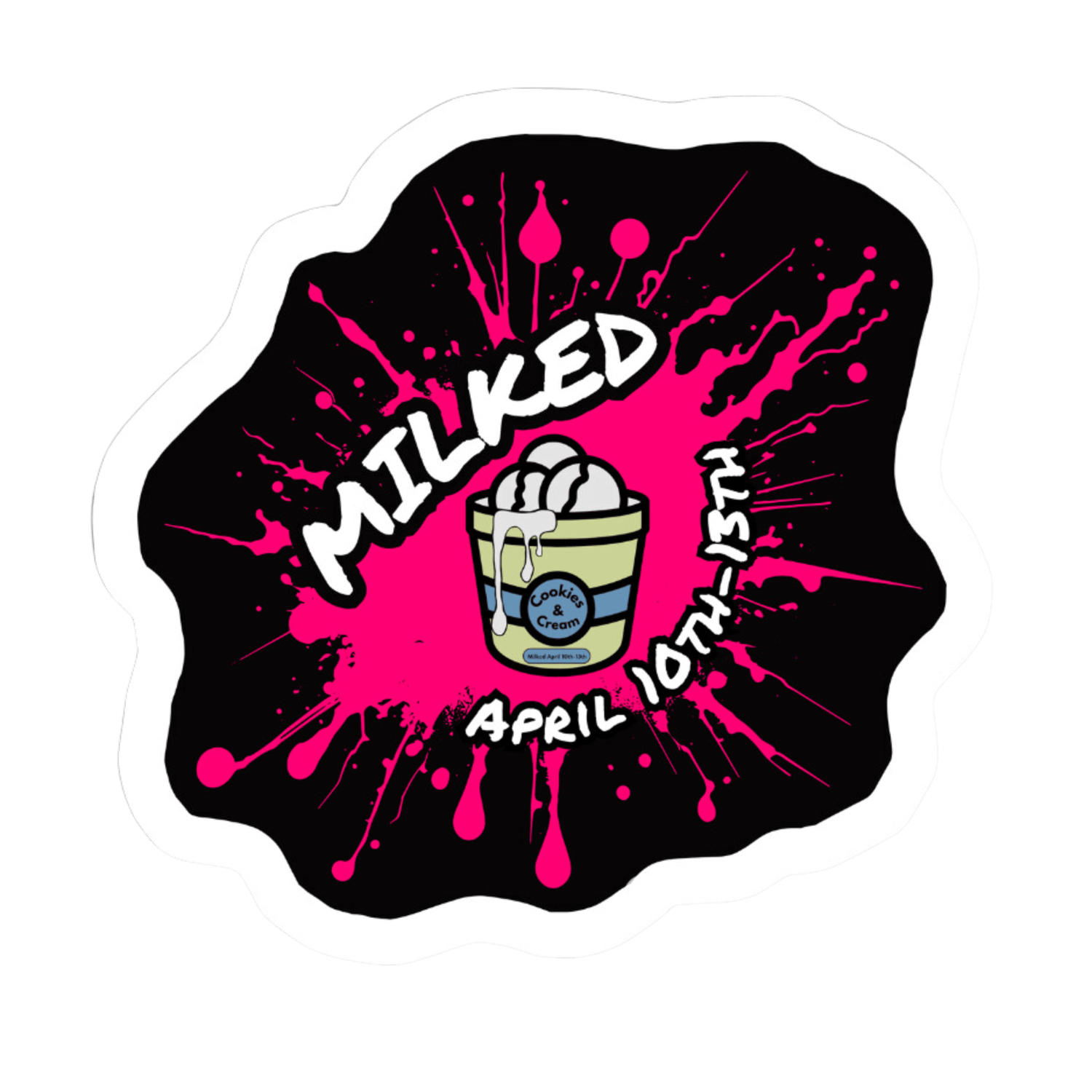 Image of Officially licensed Butcher & Blackbird vinyl SINGLE stickers