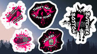 Image 1 of Officially licensed Butcher & Blackbird ultimate 10 vinyl sticker pack