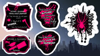 Image 2 of Officially licensed Butcher & Blackbird ultimate 10 vinyl sticker pack