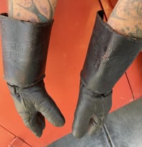 Image 22 of Harley-Davidson Buco Gauntlet Riding Gloves Original 1930s