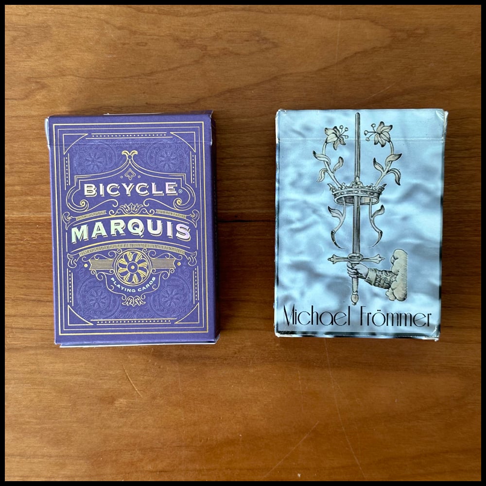 Image of Bicycle and Frömmer Playing Cards 