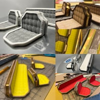 Image 1 of Front & Back Seat Kit - CUT CORNER style