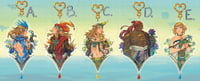 Image 4 of TotK Flowers Acrylic Charms
