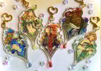 Image 2 of TotK Flowers Acrylic Charms