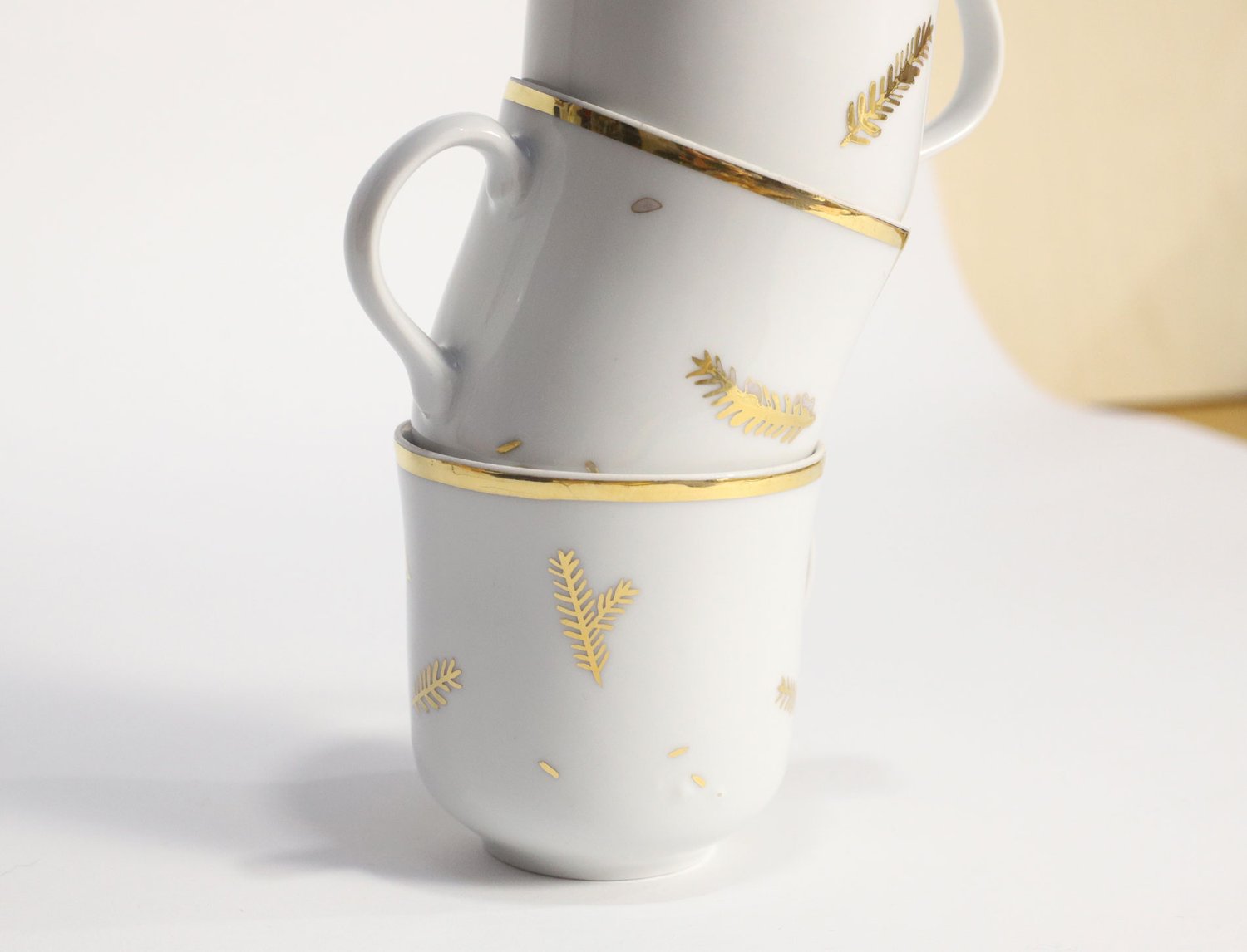 Image of UPCYCLED GOLD SMALL MUG