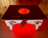 Image 3 of Aladdin Sane Lightning Bolt Turntable Table