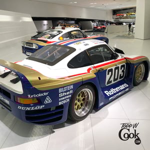 Image of Porsche 959 / 961 Hand Painted Door Art