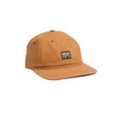 Image of 90East WX Waxed Canvas Unstructured Hat Workwear Brown 