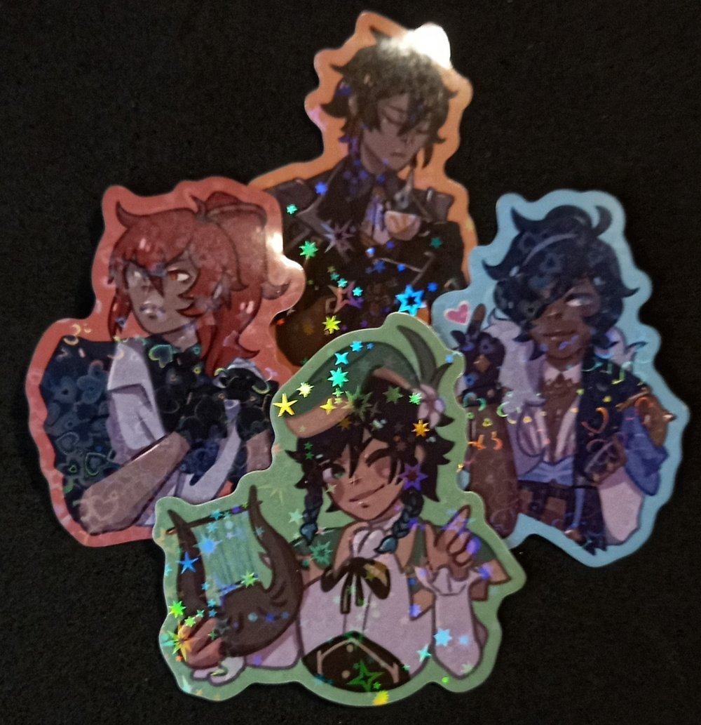 Genshin Boys Stickers