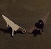 Knife enamel pin