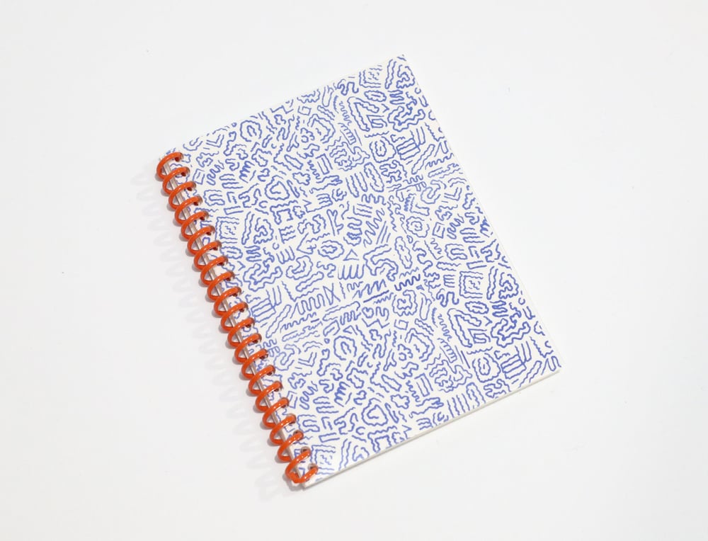 Image of BLUE MINI DRAWING NOTEBOOK