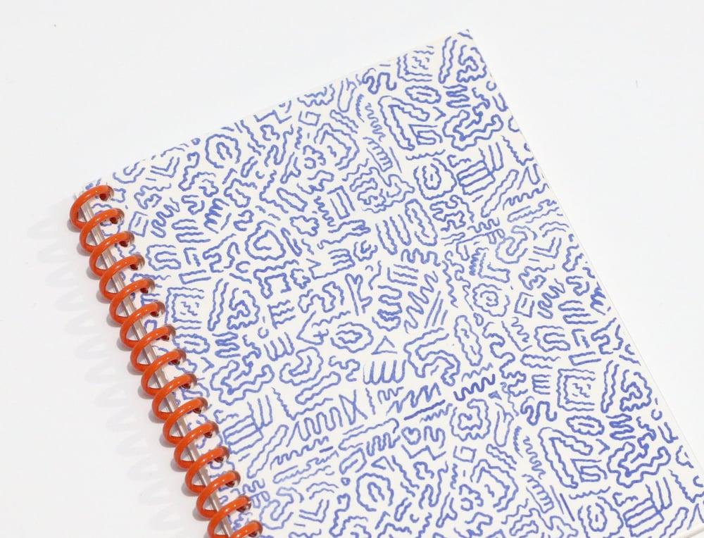 Image of BLUE MINI DRAWING NOTEBOOK