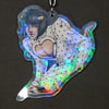Holographic Bruno Keychain