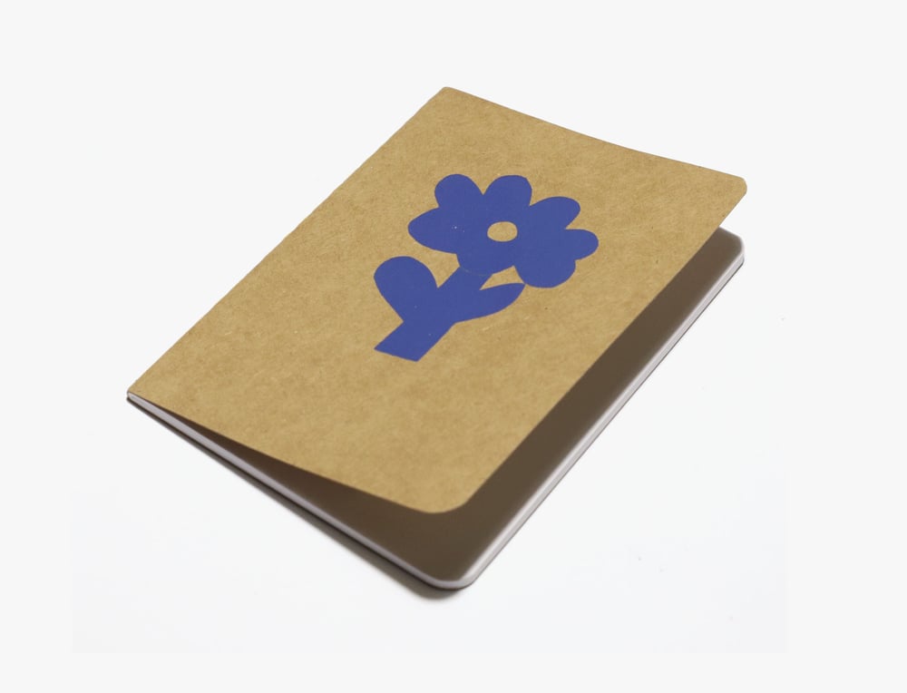 Image of BLUE FLOWER NOTEBOOK