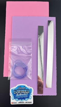 Image 2 of 1/10 DIY Interior kit Bubble Gum Pink/Light Purple - ReadyToShip