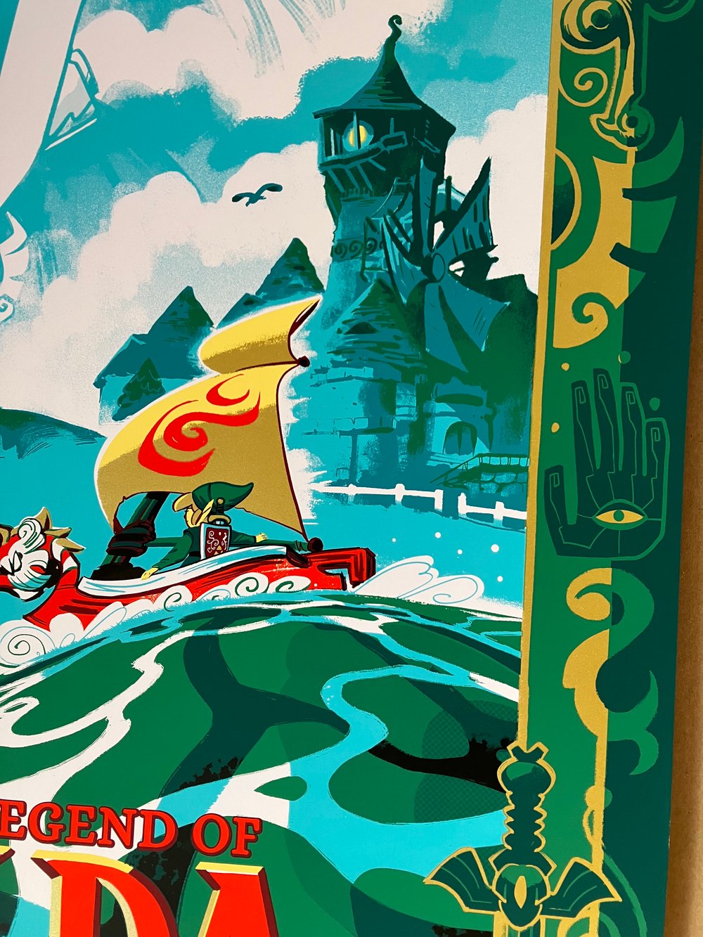 ZELDA WINDWAKER Artist Print silkscreen