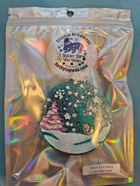 Image 2 of Deer in snow freshie/ ornament scented in tres leches cheesecake 