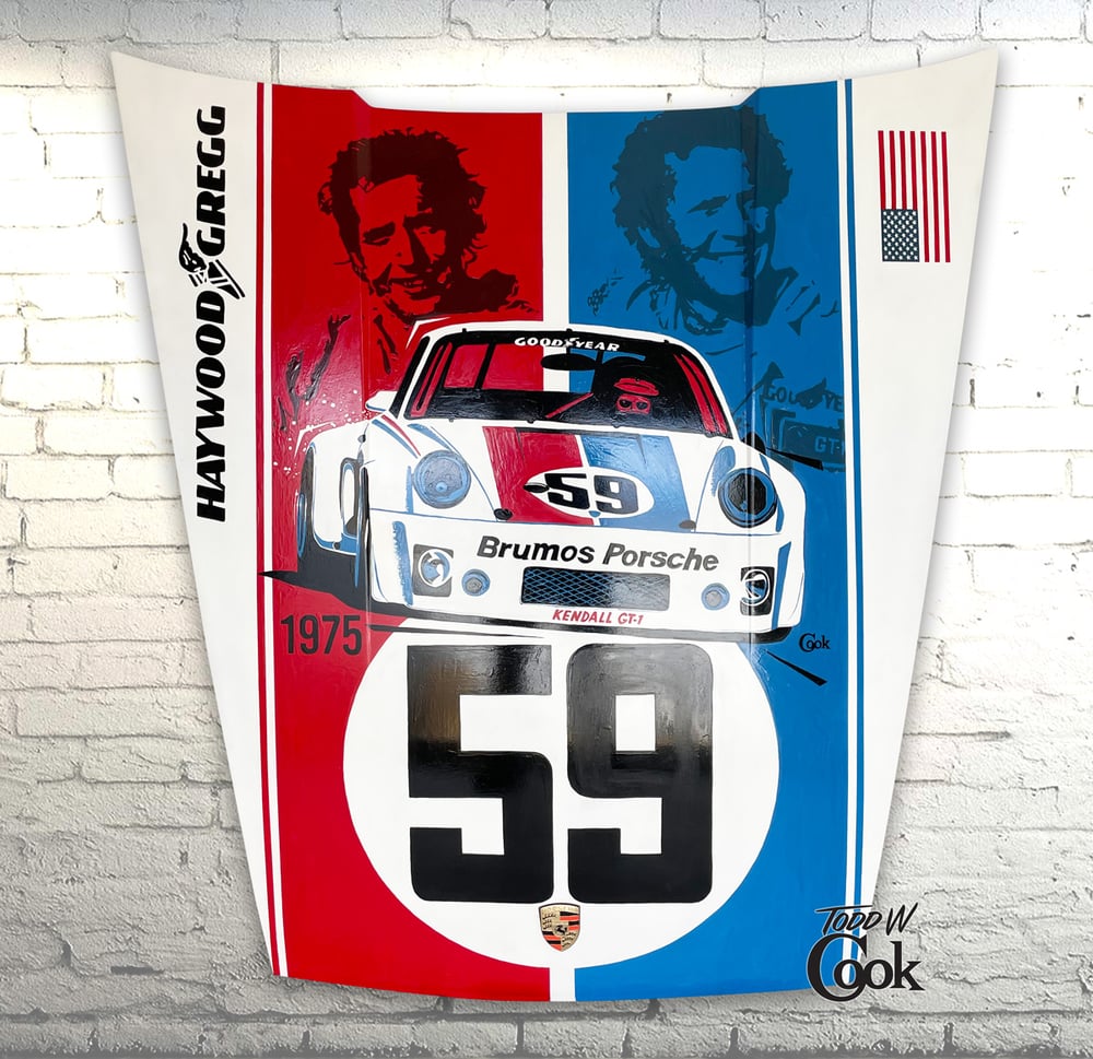 Image of Brumos Porsche 911 Hood Art