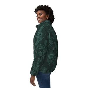 Image of Poisons and Pollinators | Women's Puffer Jacket | Veridian